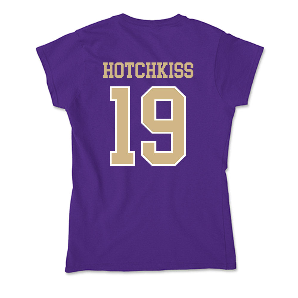 Washington - NCAA Baseball : Jackson Hotchkiss - Soft Style Women’s T-Shirt-1