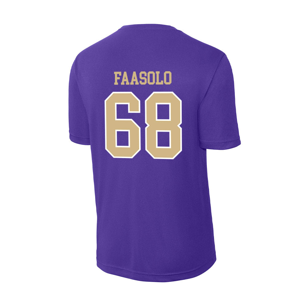 Washington - NCAA Football : Soane Faasolo - Activewear T-Shirt-1