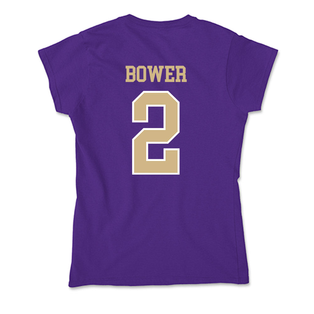 Washington - NCAA Baseball : Colton Bower - Soft Style Women’s T-Shirt-1