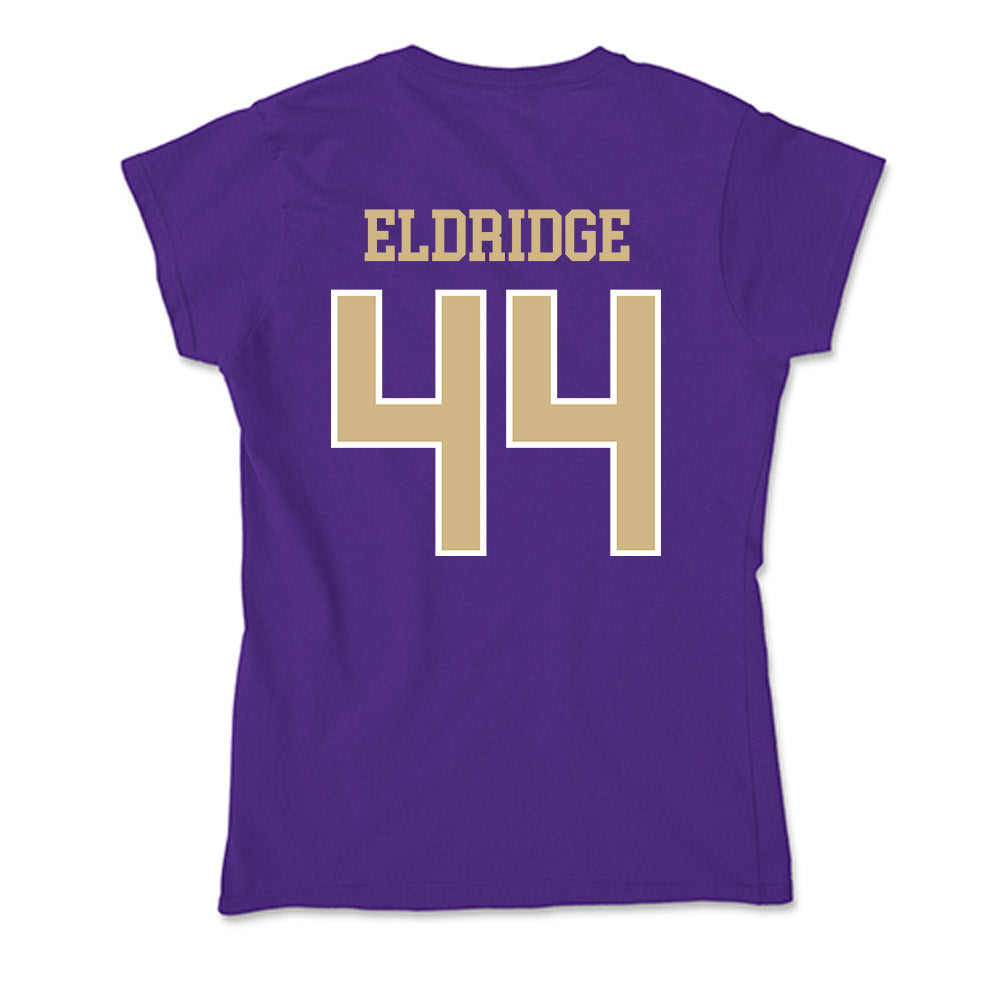 Washington - NCAA Football : Kade Eldridge - Soft Style Women’s T-Shirt-1