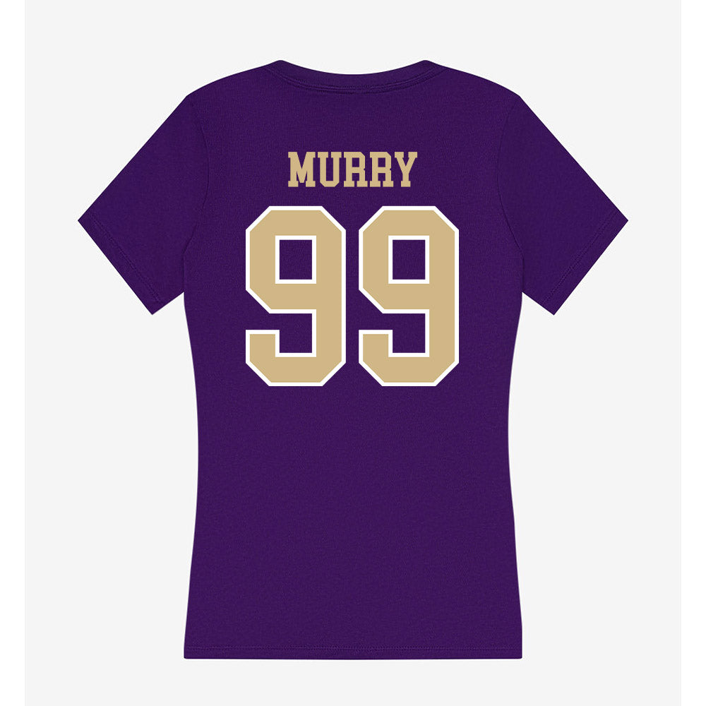 Washington - NCAA Women's Soccer : Rory Murry - Women's V-Neck T-Shirt-1