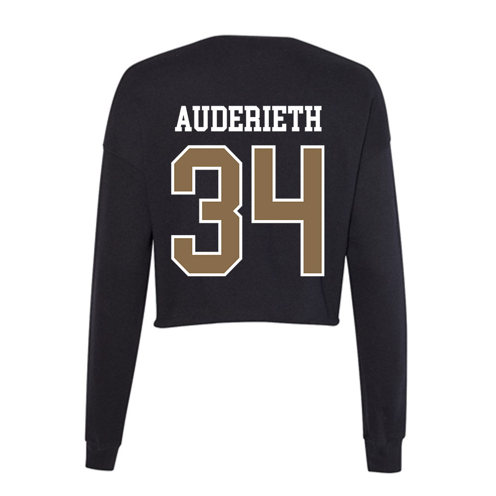 Wofford - NCAA Men's Soccer : Elliot Auderieth - Women's Cropped Crew Fleece-1