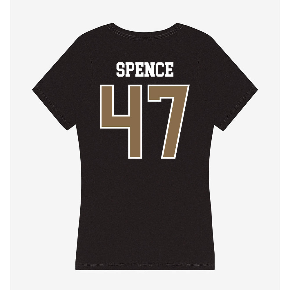 Wofford - NCAA Football : Sam Spence - Women's V-Neck T-Shirt-1