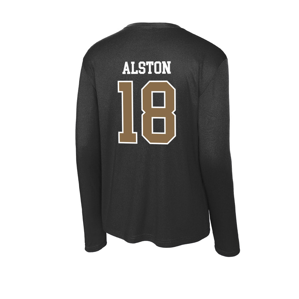 Wofford - NCAA Baseball : Miller Alston - Activewear Long Sleeve T-Shirt-1