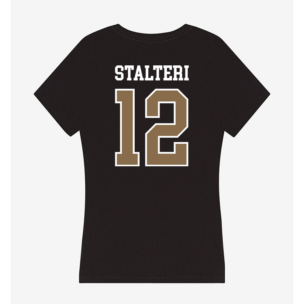 Wofford - NCAA Women's Lacrosse : Emma Stalteri - Women's V-Neck T-Shirt-1