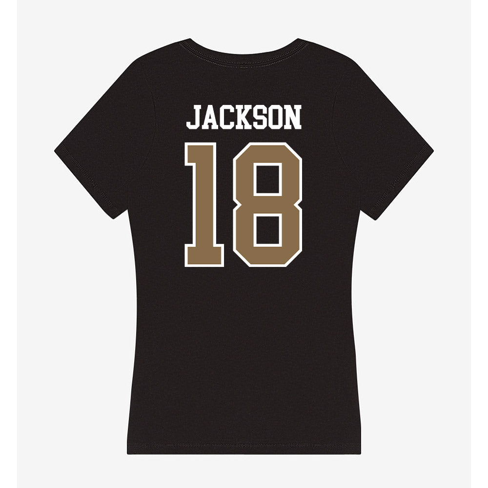 Wofford - NCAA Women's Golf : Maggie Jackson - Women's V-Neck T-Shirt-1