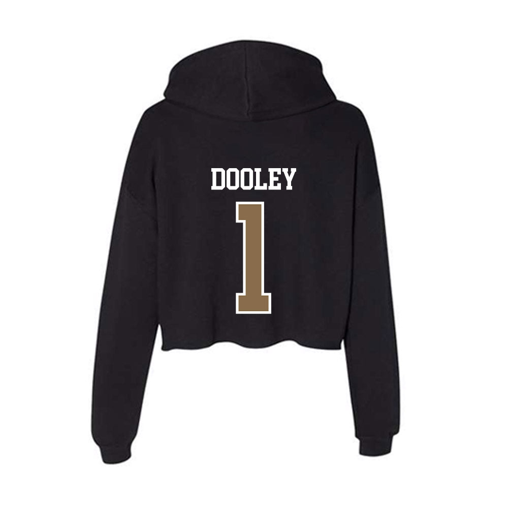 Wofford - NCAA Men's Tennis : Owen Dooley - Women's Crop Fleece Hoodie-1