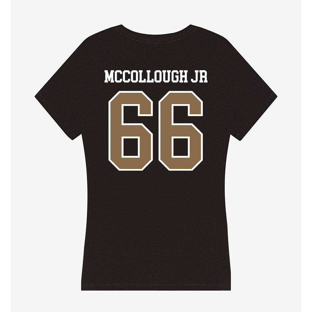 Wofford - NCAA Football : Ramon McCollough Jr - Women's V-Neck T-Shirt-1
