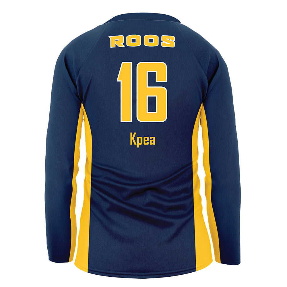 UMKC - NCAA Women's Volleyball : Ledisi Kpea - Blue Volleyball Jersey-1