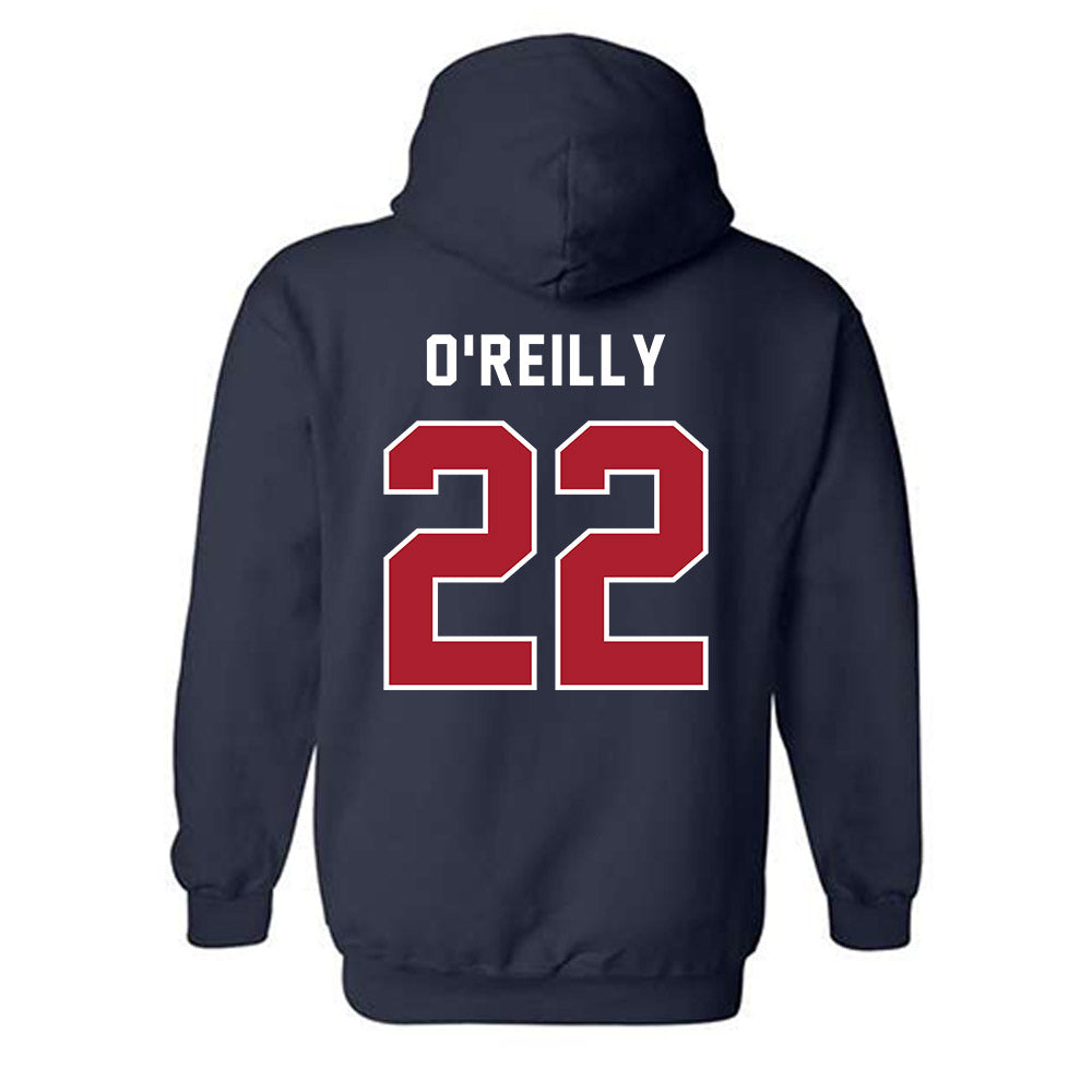 American - NCAA Men's Basketball : Shane O'Reilly - Hooded Sweatshirt-1