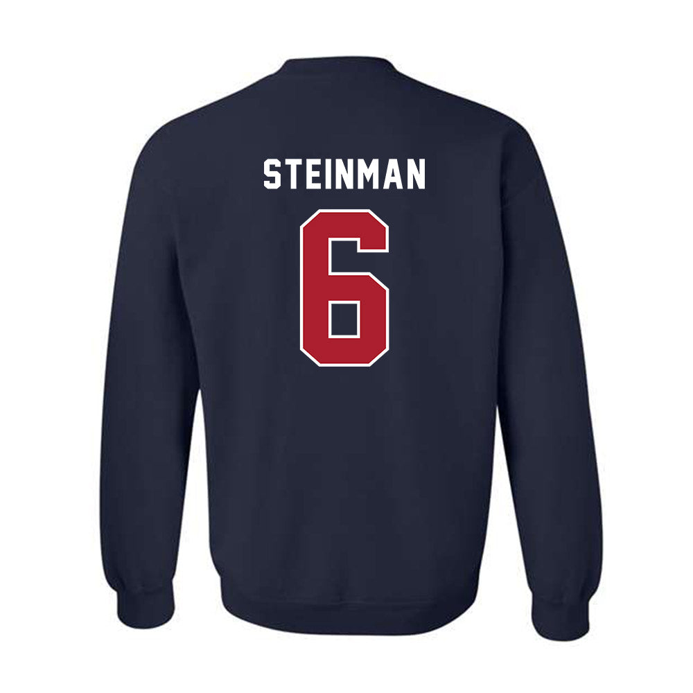 American - NCAA Women's Field Hockey : Sarah Steinman - Crewneck Sweatshirt-1