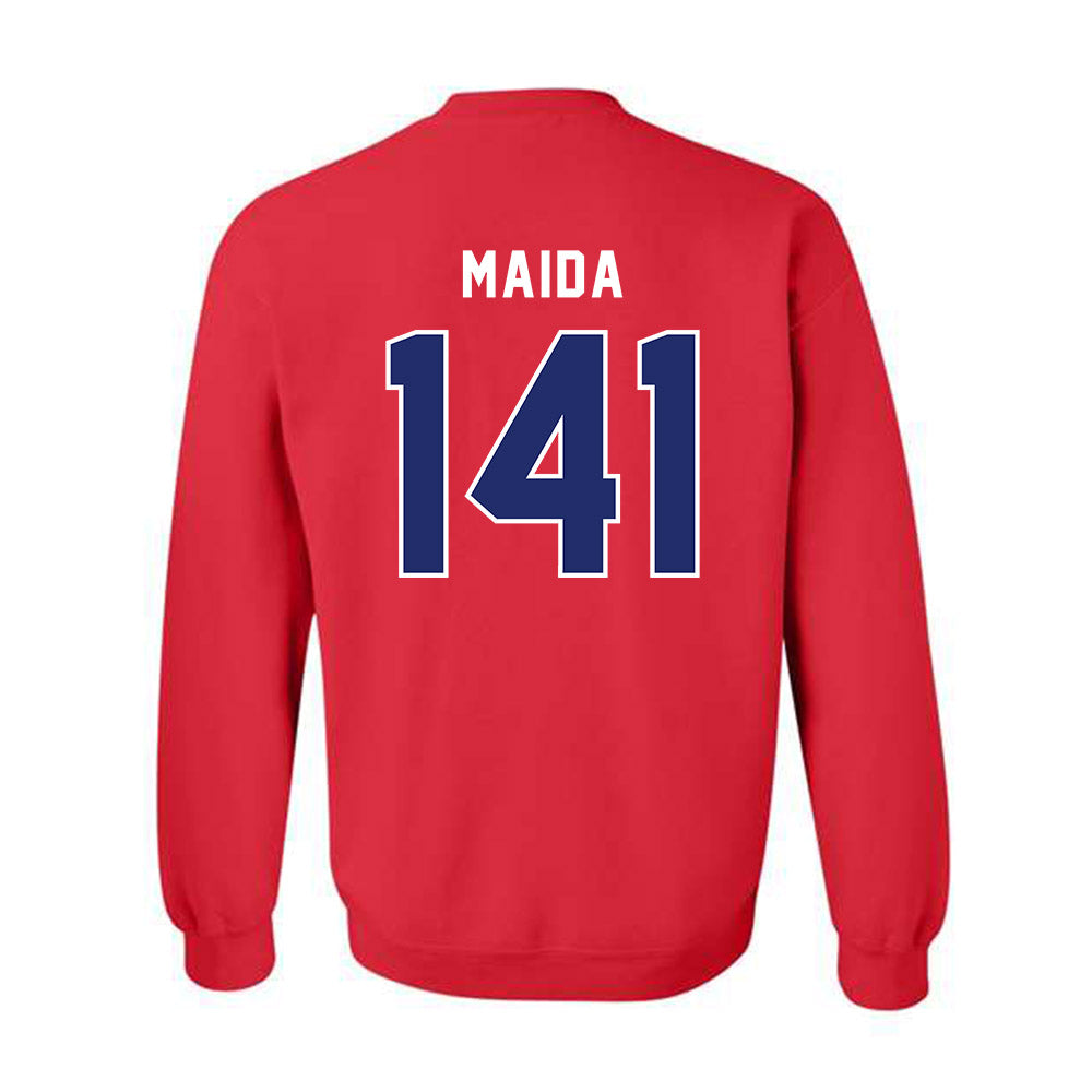 American - NCAA Wrestling : Jack Maida - Classic Shersey Crewneck Sweatshirt-1