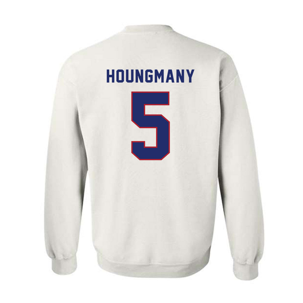 American - NCAA Women's Soccer : Lily Houngmany - Crewneck Sweatshirt-1