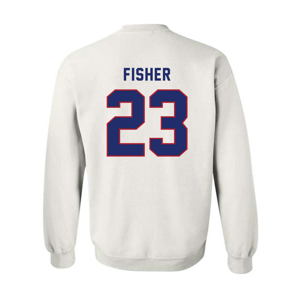 American - NCAA Women's Soccer : Jayden Fisher - Crewneck Sweatshirt-1