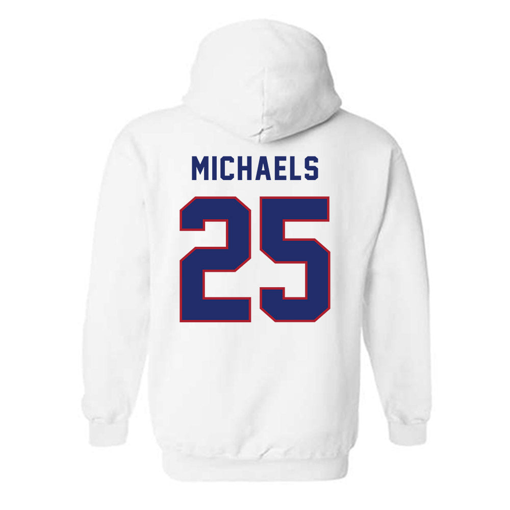 American - NCAA Men's Basketball : Eric Michaels - Hooded Sweatshirt-1