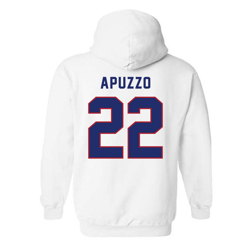 American - NCAA Women's Lacrosse : Alyssa Apuzzo - Hooded Sweatshirt-1