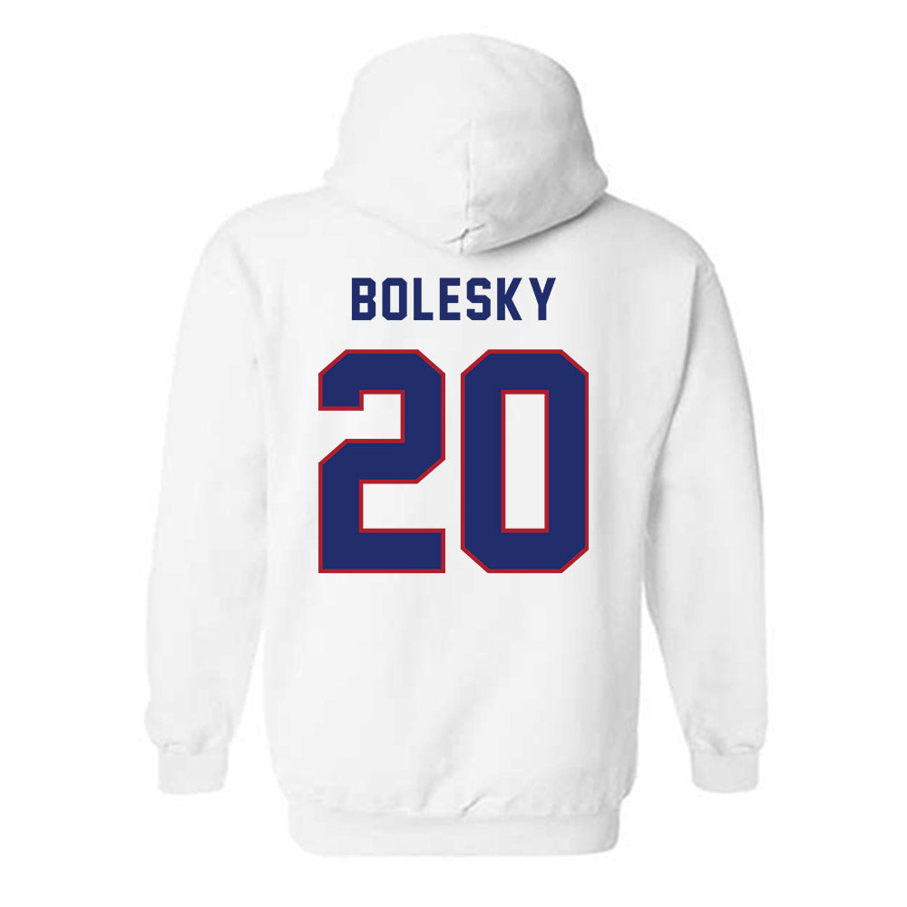 American - NCAA Women's Basketball : Mary Bolesky - Hooded Sweatshirt-1