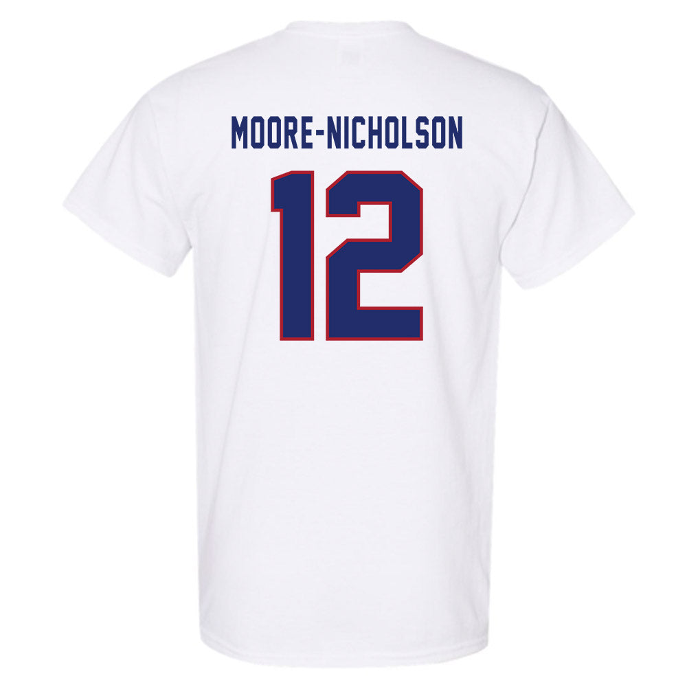 American - NCAA Women's Basketball : Madisyn Moore-Nicholson - T-Shirt-1