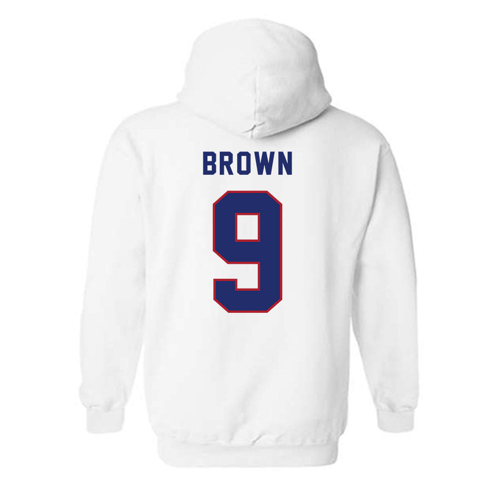 American - NCAA Women's Lacrosse : Deirdre Brown - Hooded Sweatshirt-1