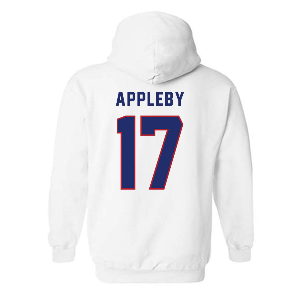 American - NCAA Women's Lacrosse : Lauren Appleby - Hooded Sweatshirt-1