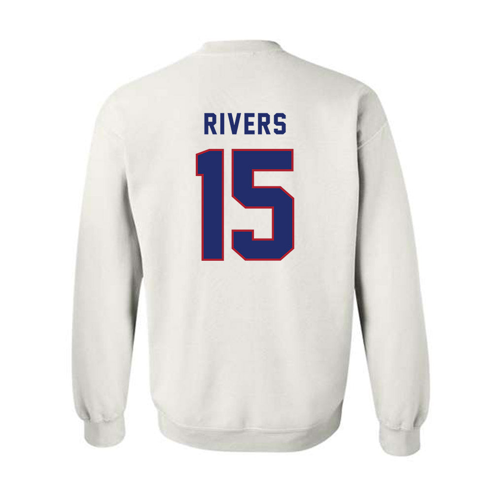 American - NCAA Women's Soccer : Logan Rivers - Crewneck Sweatshirt-1