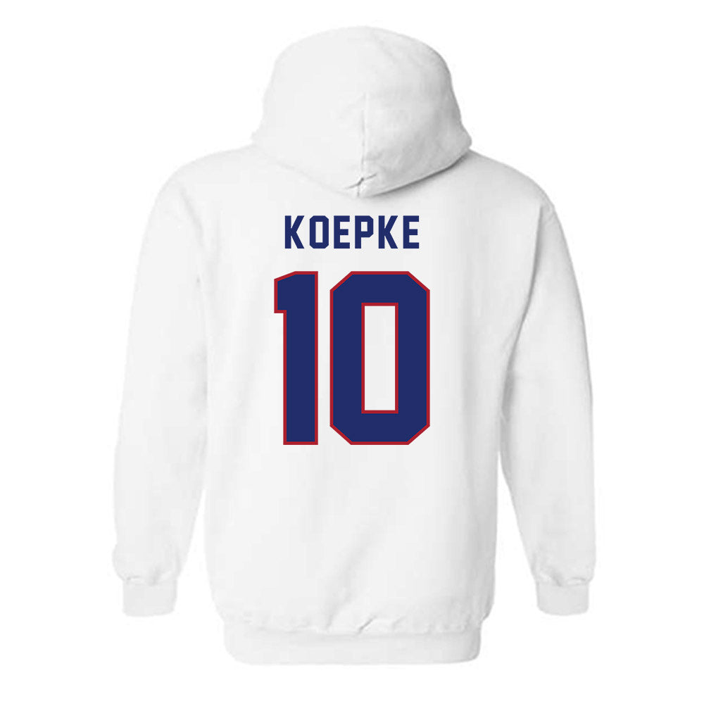 American - NCAA Women's Basketball : Grace Koepke - Hooded Sweatshirt-1
