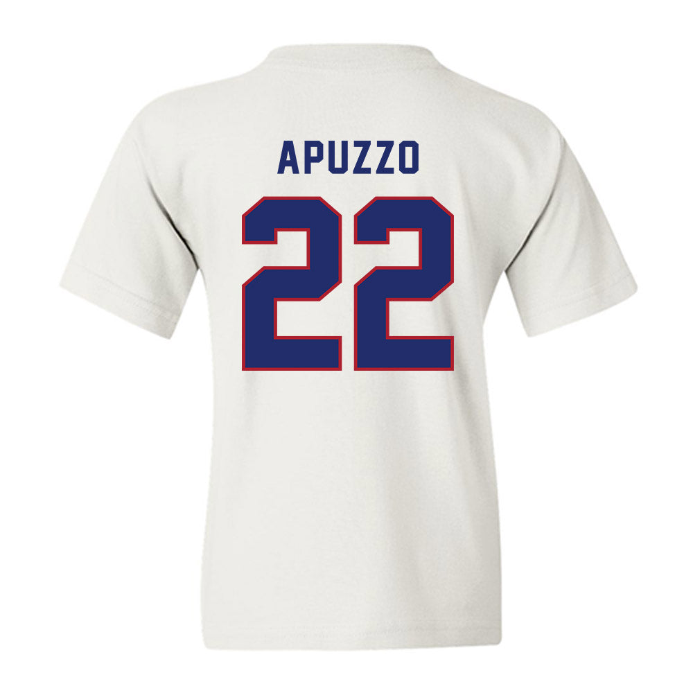 American - NCAA Women's Lacrosse : Alyssa Apuzzo - Youth T-Shirt-1