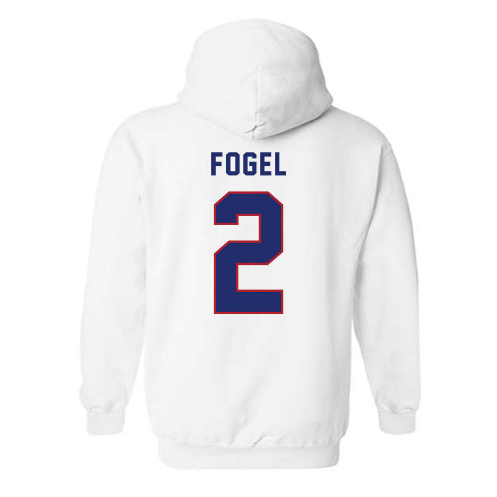 American - NCAA Men's Soccer : Jonah Fogel - Hooded Sweatshirt-1
