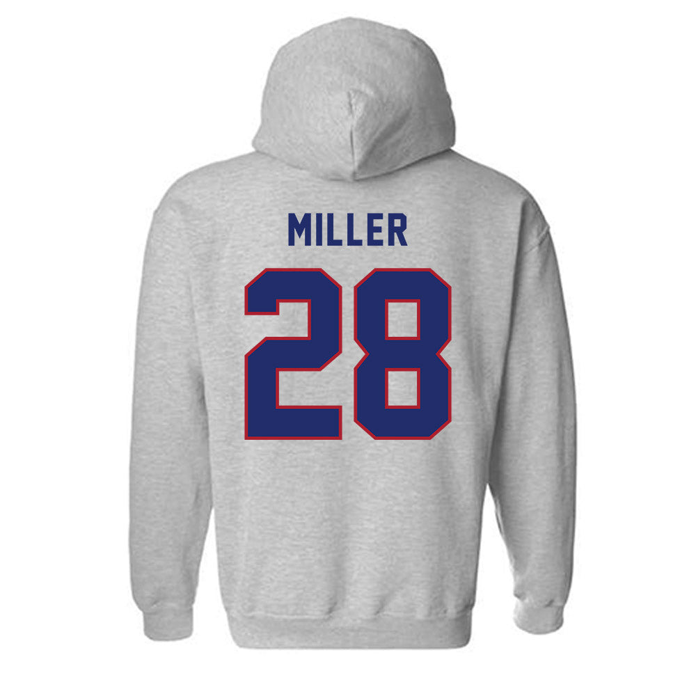 American - NCAA Women's Soccer : Isabella Miller - Classic Shersey Hooded Sweatshirt-1