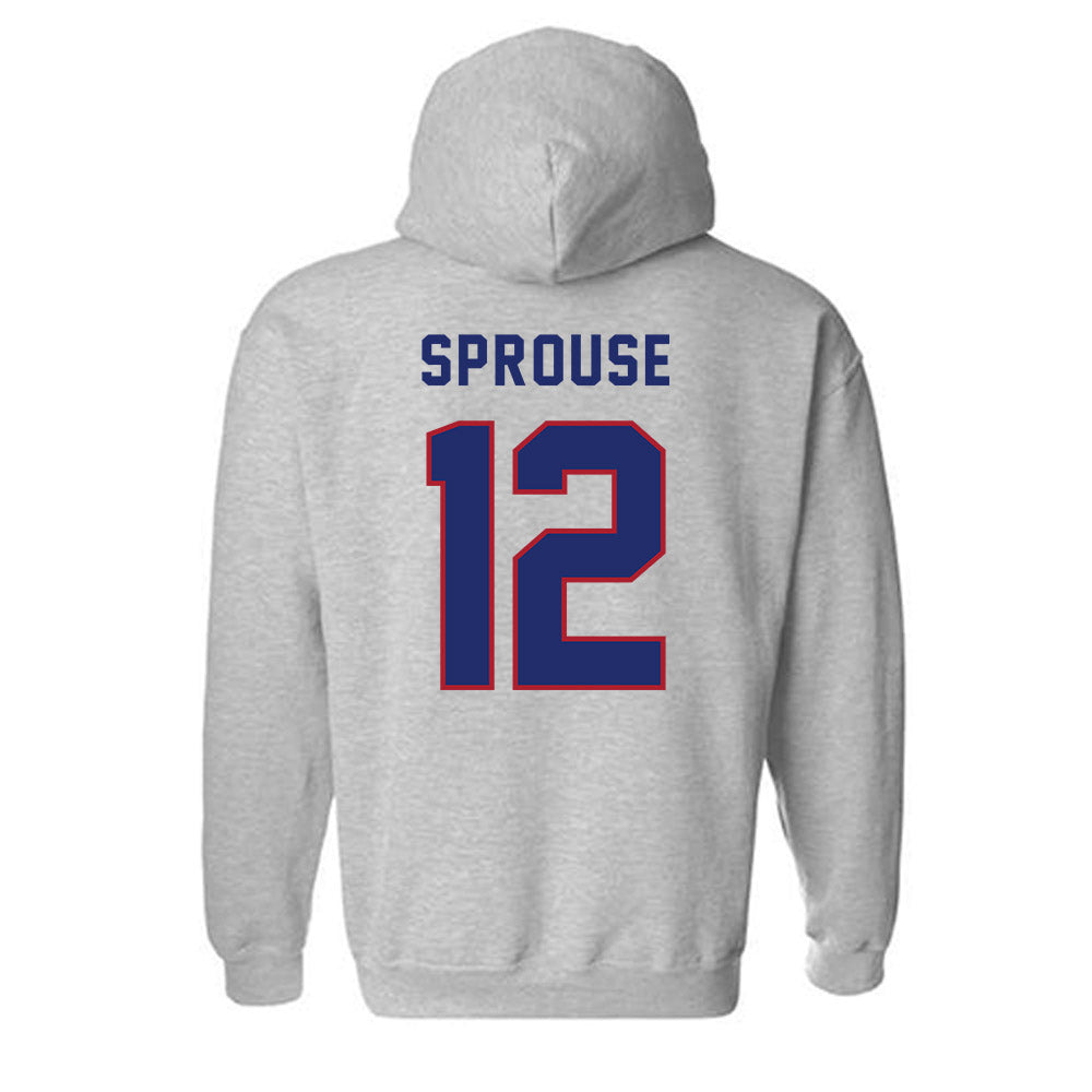 American - NCAA Men's Basketball : Geoff Sprouse - Classic Shersey Hooded Sweatshirt-1