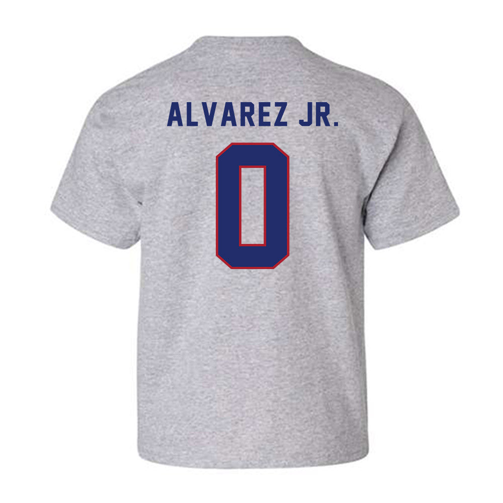 American - NCAA Men's Soccer : Juan Carlos Alvarez Jr. - Classic Shersey Youth T-Shirt-1