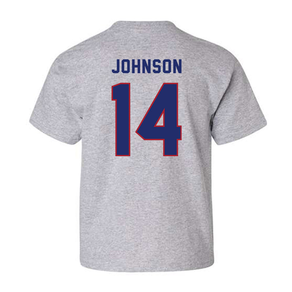 American - NCAA Women's Lacrosse : Rayah Johnson - Classic Shersey Youth T-Shirt-1