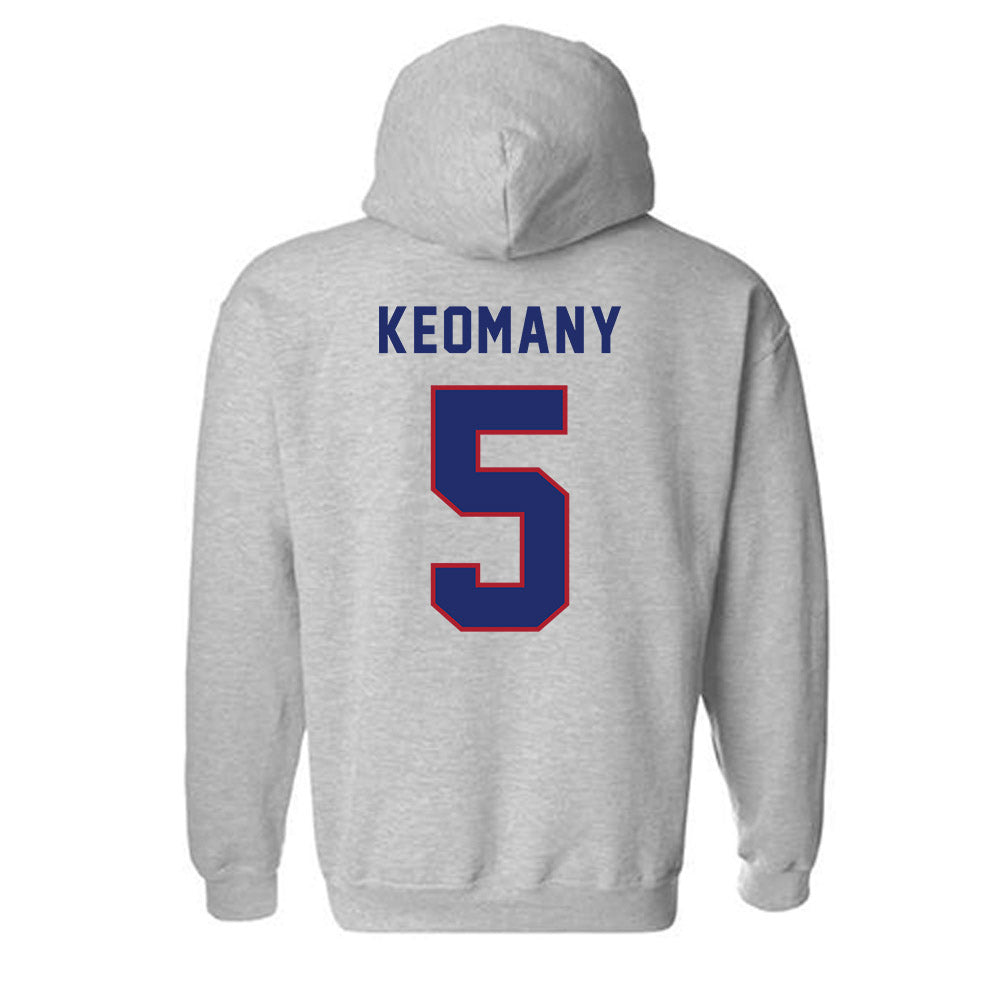 American - NCAA Men's Soccer : Kobe Keomany - Classic Shersey Hooded Sweatshirt-1