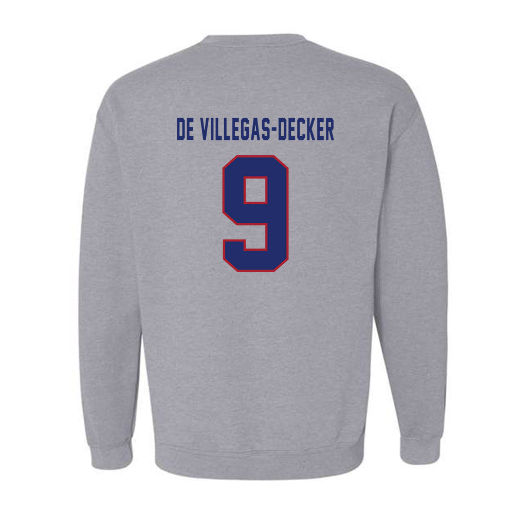 American - NCAA Women's Soccer : Mia De Villegas-Decker - Classic Shersey Crewneck Sweatshirt-1