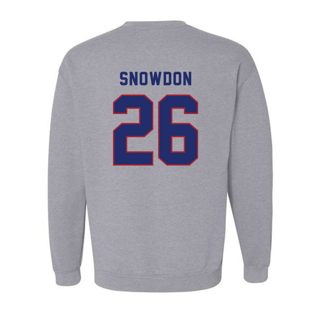 American - NCAA Men's Soccer : Oliver Snowdon - Classic Shersey Crewneck Sweatshirt-1