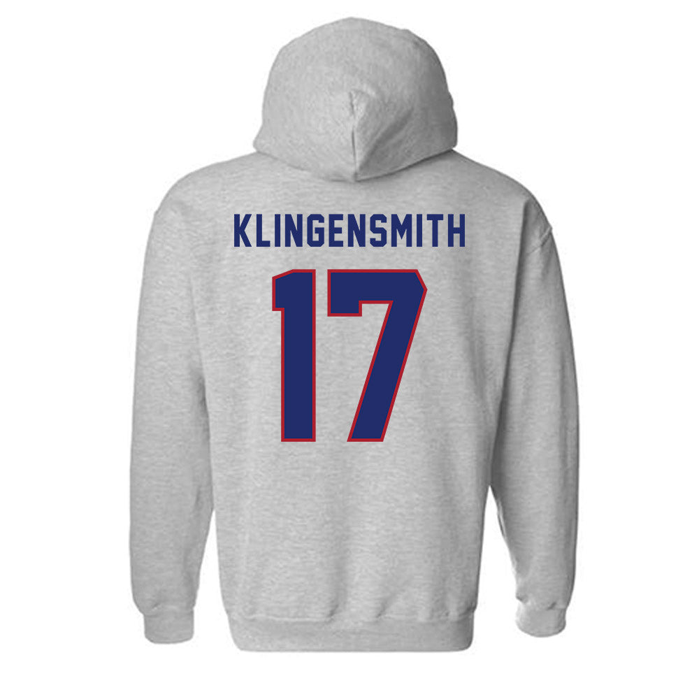 American - NCAA Women's Soccer : Avery Klingensmith - Classic Shersey Hooded Sweatshirt-1