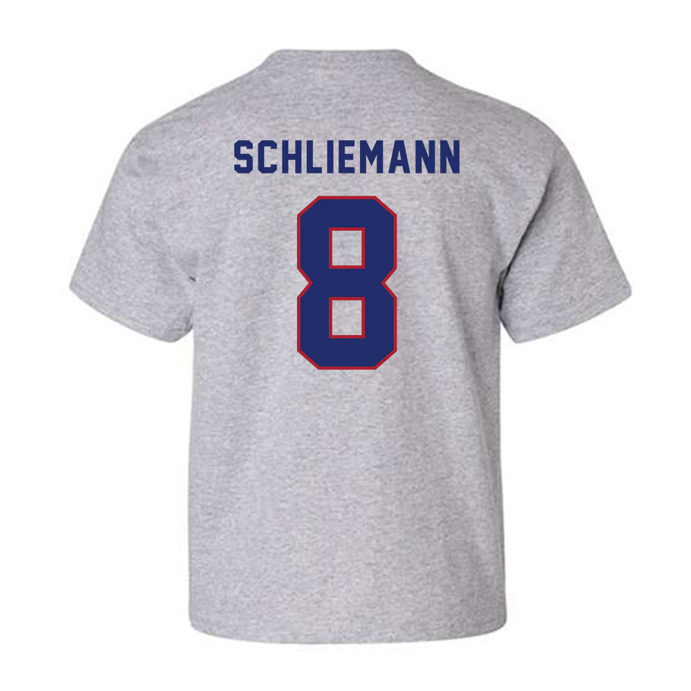 American - NCAA Men's Soccer : Tim Schliemann - Classic Shersey Youth T-Shirt-1
