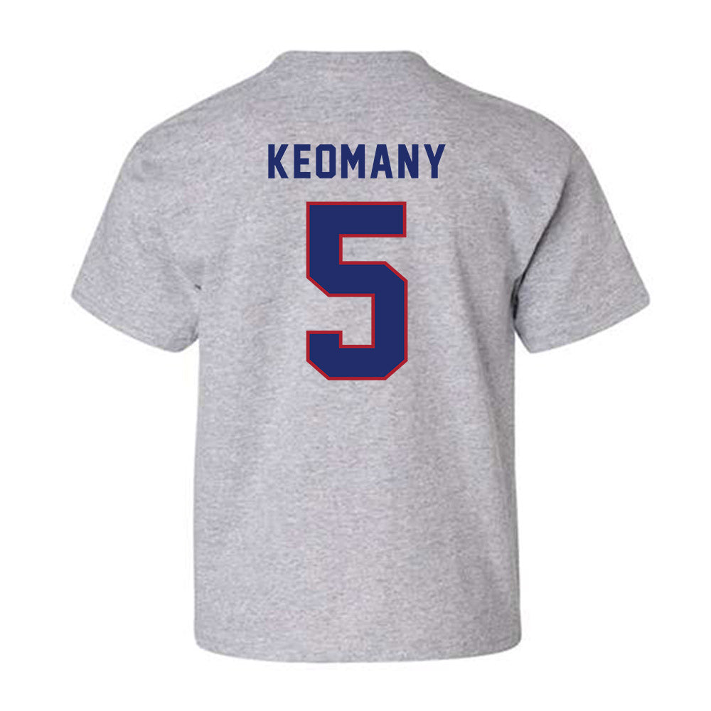 American - NCAA Men's Soccer : Kobe Keomany - Classic Shersey Youth T-Shirt-1
