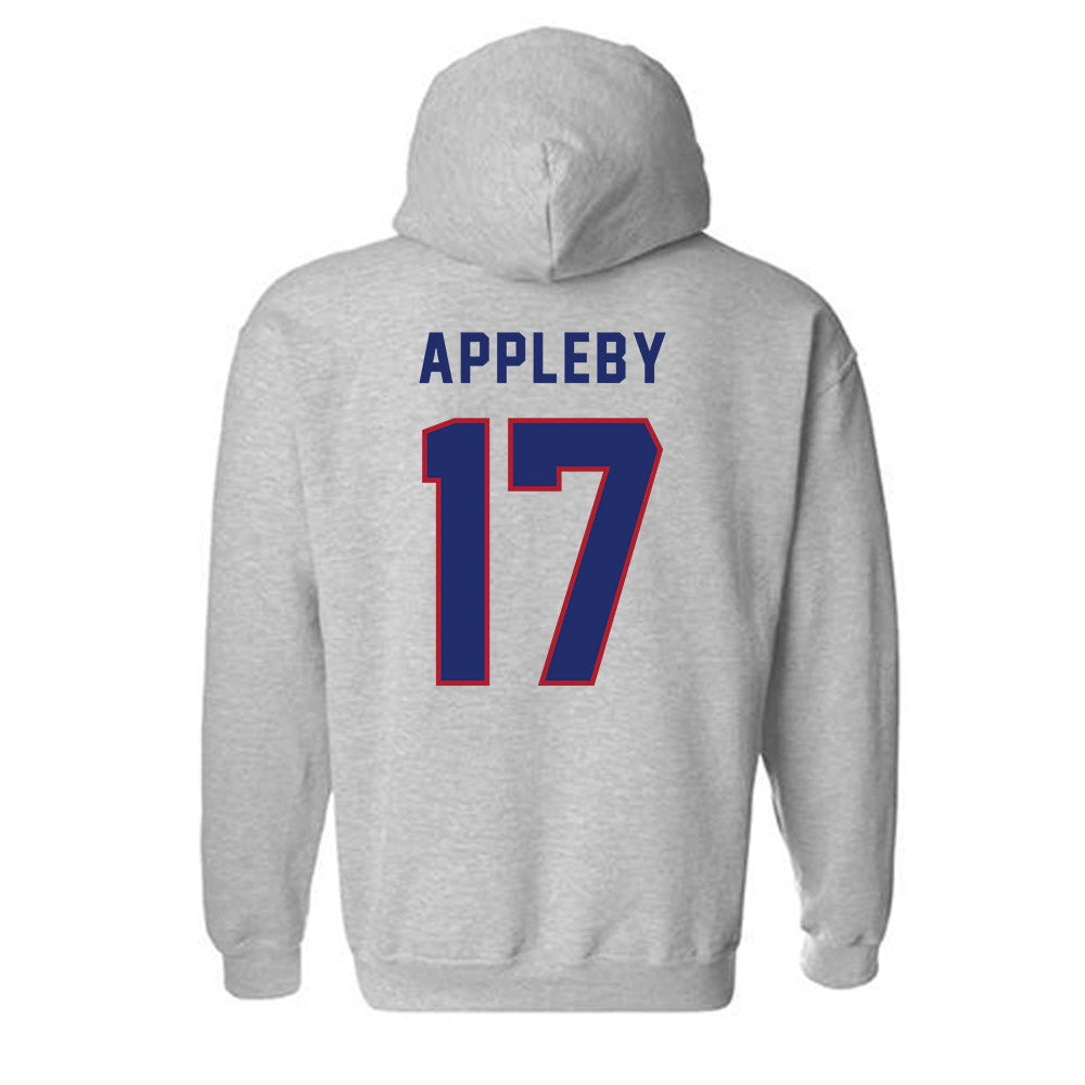 American - NCAA Women's Lacrosse : Lauren Appleby - Classic Shersey Hooded Sweatshirt-1