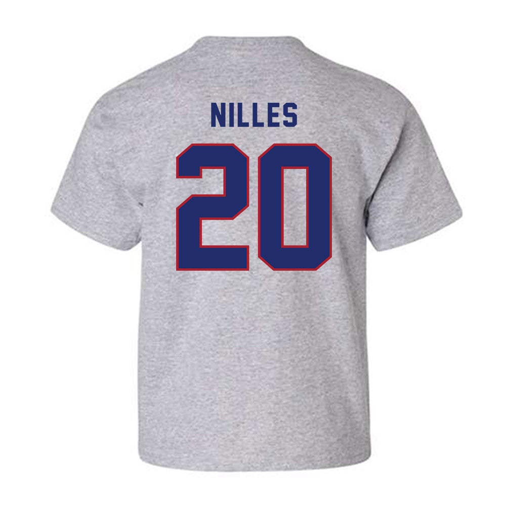 American - NCAA Women's Lacrosse : Alyssa Nilles - Classic Shersey Youth T-Shirt-1