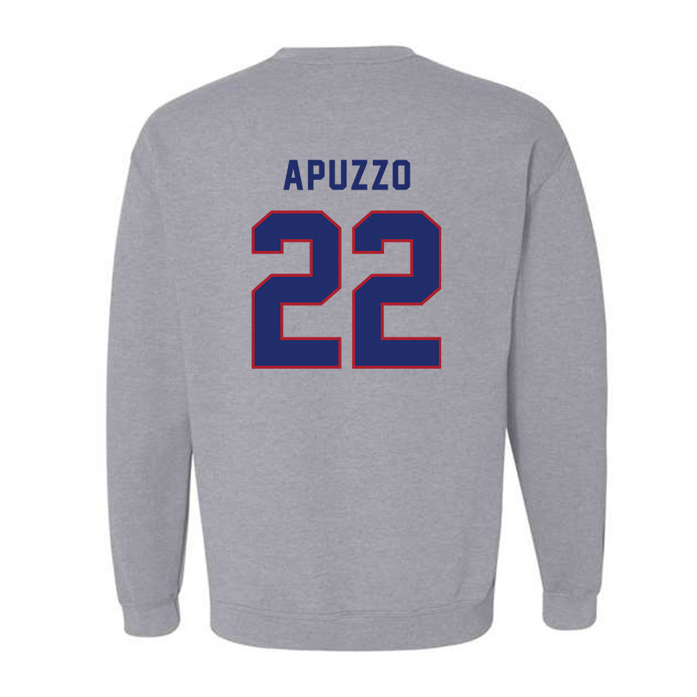 American - NCAA Women's Lacrosse : Alyssa Apuzzo - Classic Shersey Crewneck Sweatshirt-1