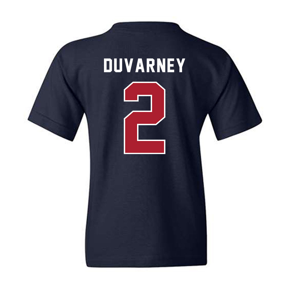 American - NCAA Women's Field Hockey : Jill DuVarney - Youth T-Shirt-1