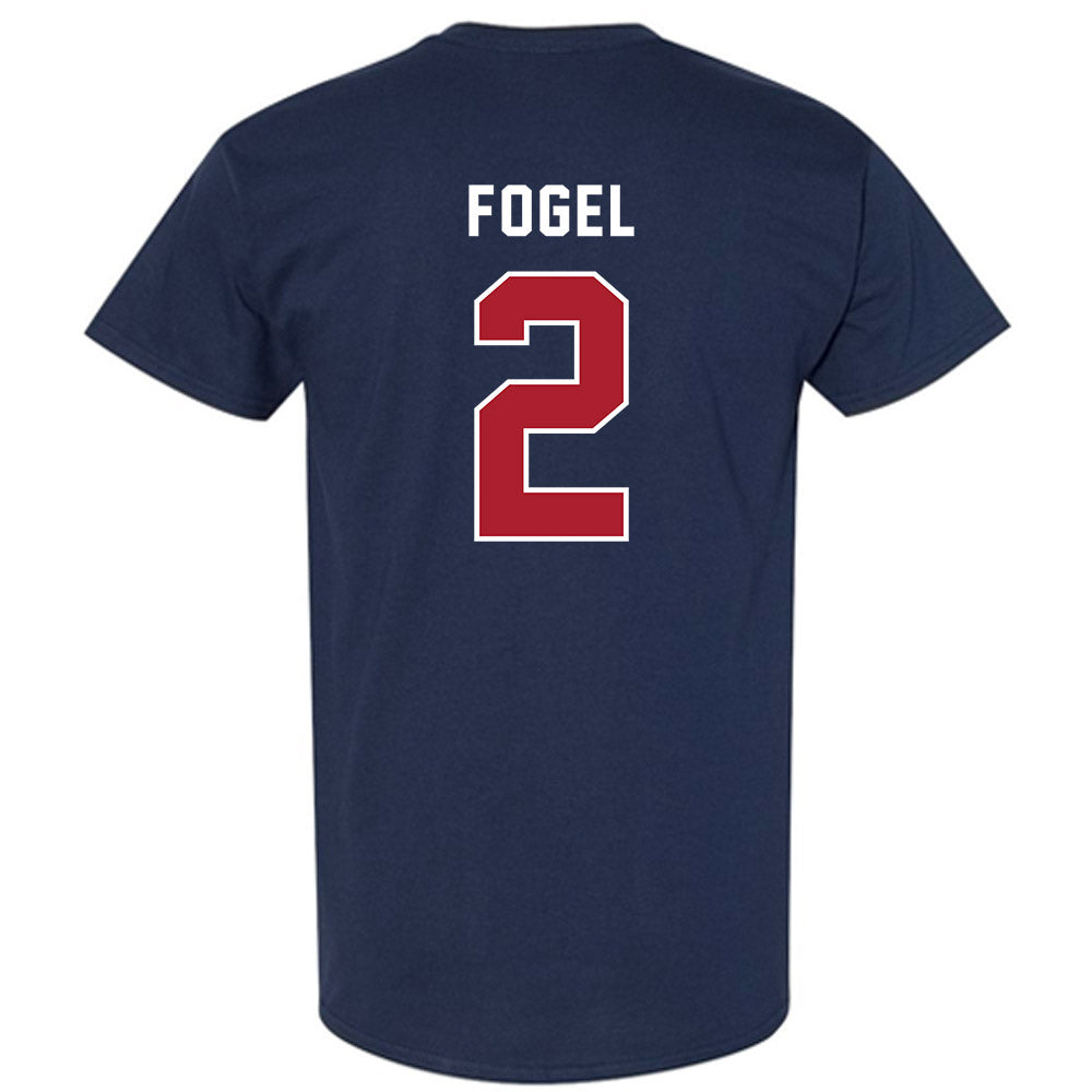 American - NCAA Men's Soccer : Jonah Fogel - T-Shirt-1