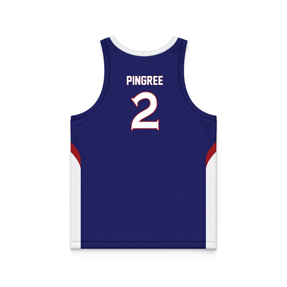 American - NCAA Women's Basketball : Ellie Pingree - Basketball Jersey-1