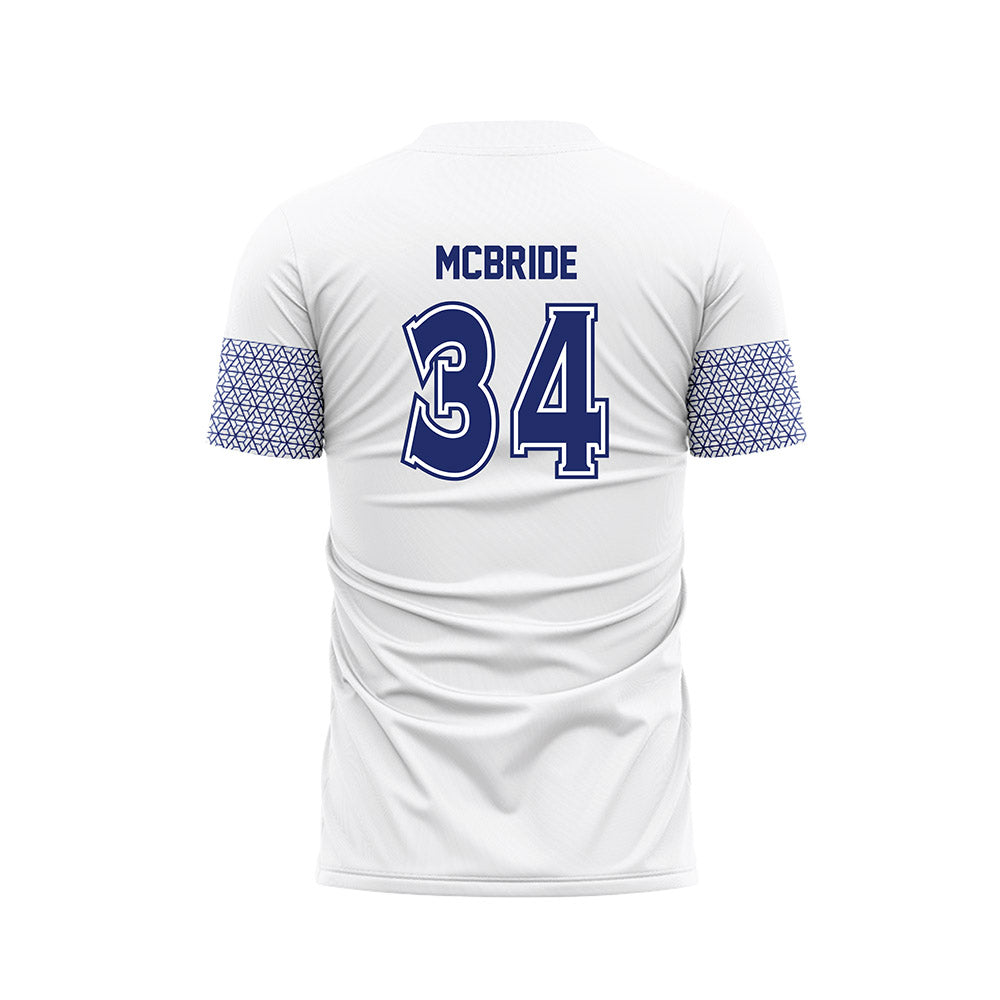 American - NCAA Women's Soccer : Lily McBride - White Soccer Jersey-1