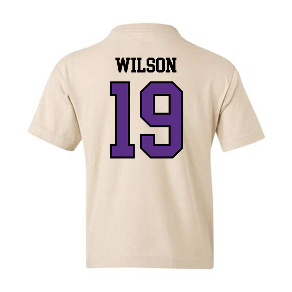 NU - NCAA Men's Soccer : Antonio Wilson - Youth T-Shirt-1