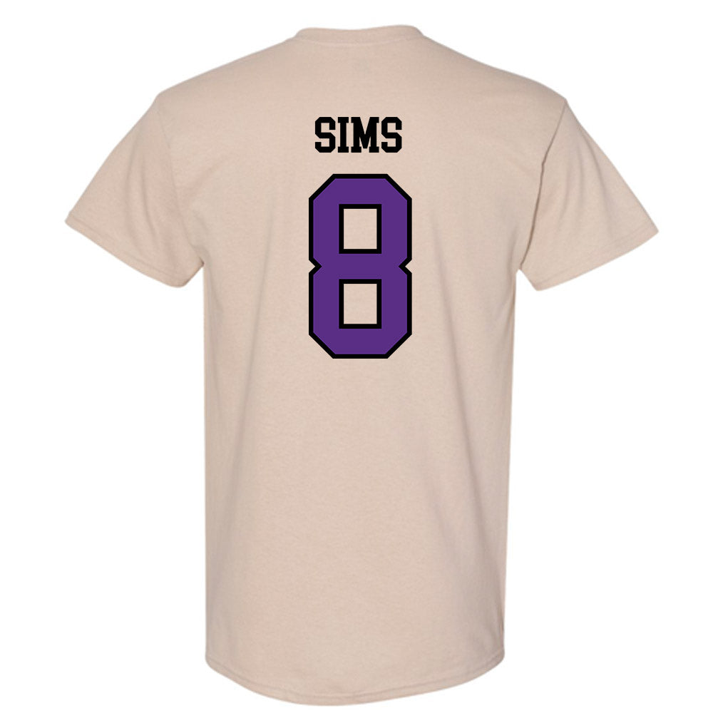 NU - NCAA Women's Basketball : Raven Sims - T-Shirt-1