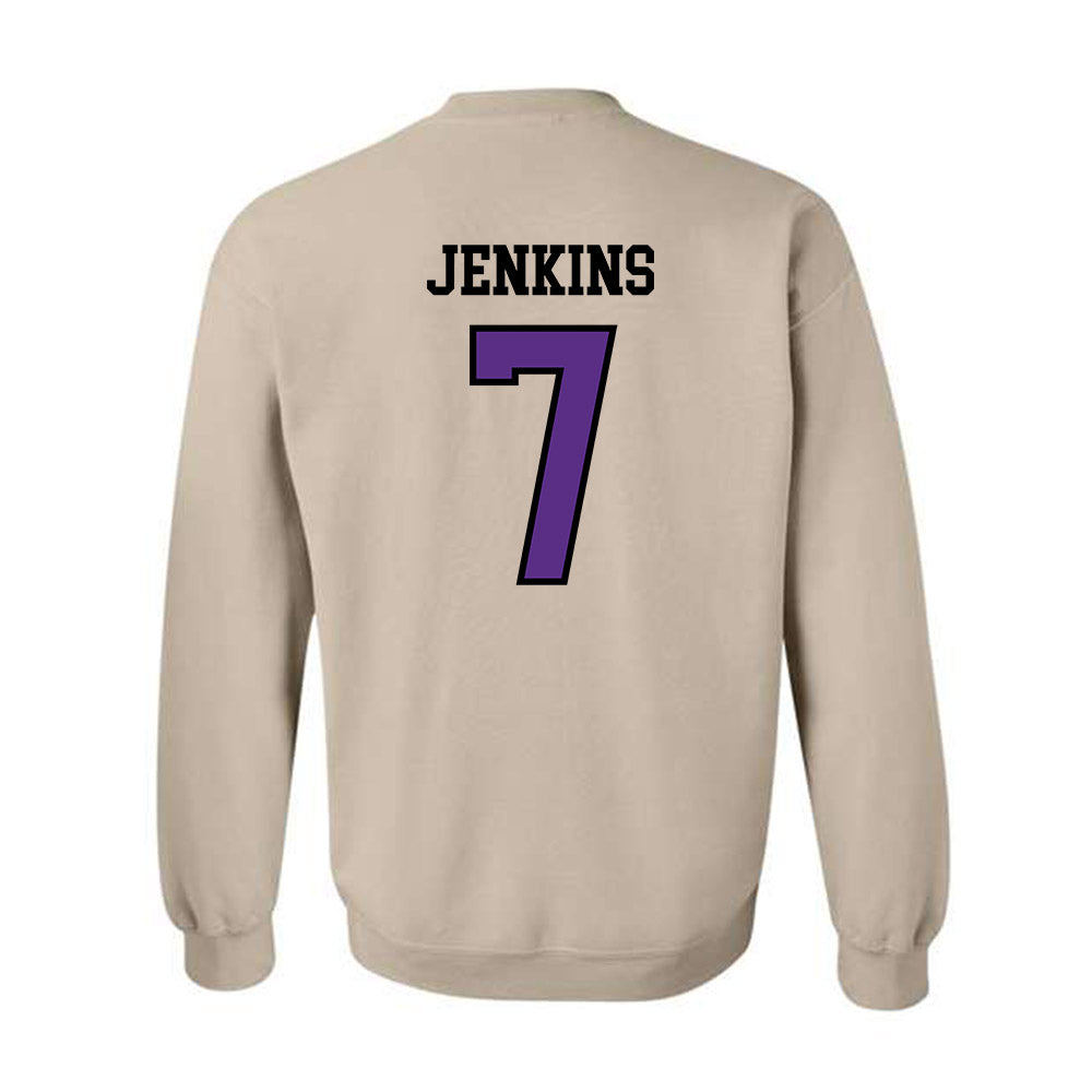 NU - NCAA Women's Volleyball : Taylor Jenkins - Crewneck Sweatshirt-1