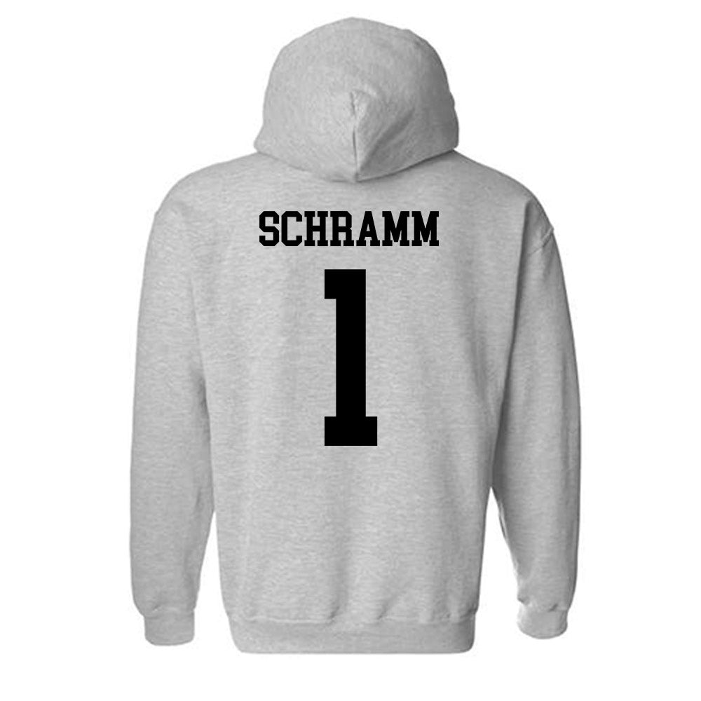 NU - NCAA Baseball : Connor Schramm - Hooded Sweatshirt-1