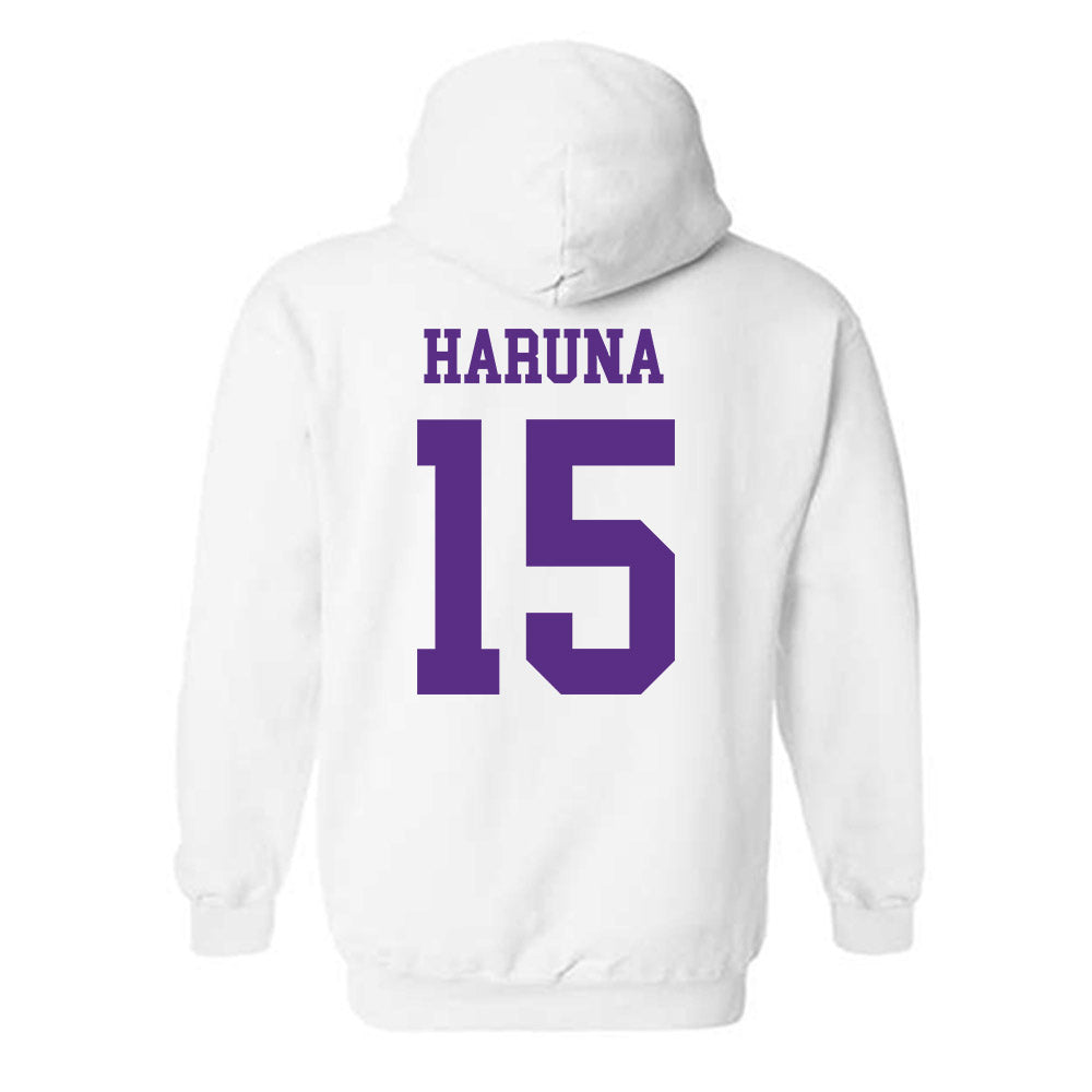 NU - NCAA Women's Basketball : Kenedie Haruna - Hooded Sweatshirt-1